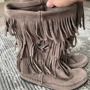3 Layer Fringe Boots